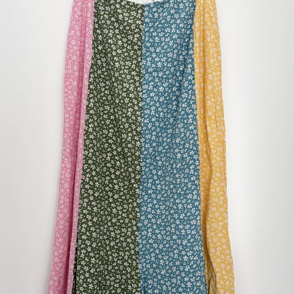 Floral A-Line Midi Skirt - 100% Cotton - Picture 2 of 5